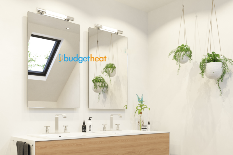 infrarood verwwarming badkamer budget heat